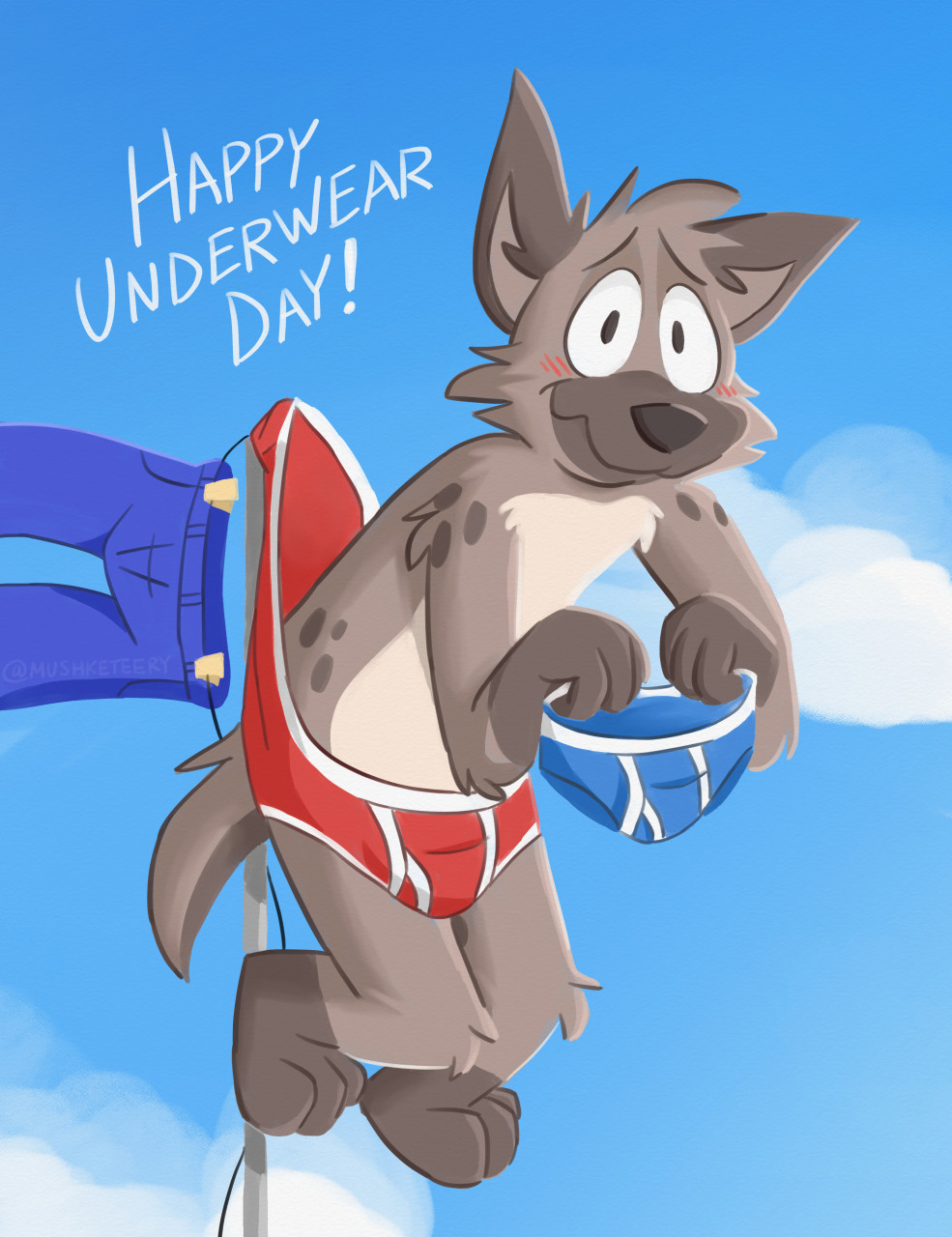 Happy National Underwear Day! by Treezel -- Fur Affinity [dot] net
